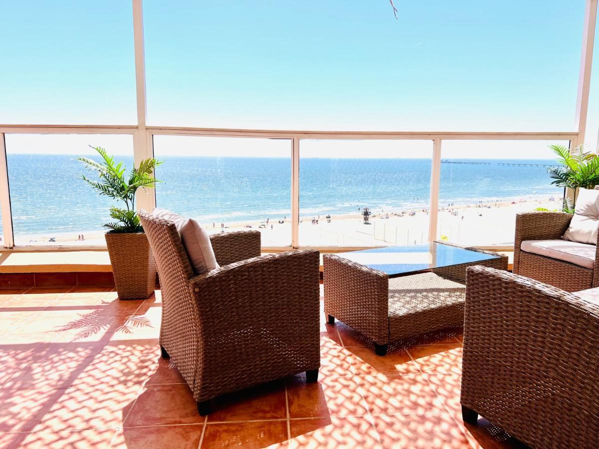 Lux Penthouse Mediterranean Views Beach Front Sagunto Eksteriør bilde