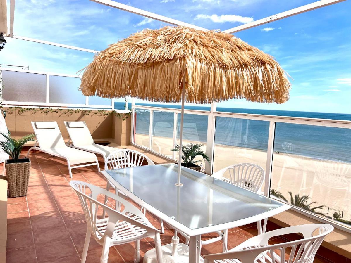 Lux Penthouse Mediterranean Views Beach Front Sagunto Eksteriør bilde